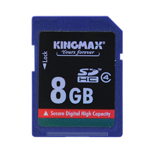 【クリックでお店のこの商品のページへ】SDHCメモリーカード(class4・8GB) 600-HCK8G4