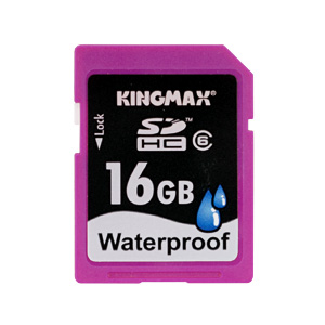 【クリックで詳細表示】SDHCメモリカード(防水タイプ・Class6・16GB) 600-HCKW16G