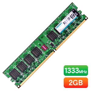 【クリックで詳細表示】PCメモリ(DDR3-1333・PC3-10600・2GB) 600-KD13332G