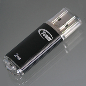 【クリックで詳細表示】USBフラッシュメモリ(アルミボディタイプ・2GB) 600-UA2G