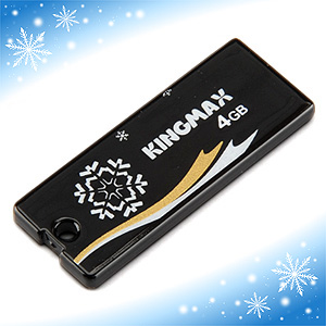 【クリックでお店のこの商品のページへ】【在庫処分】 クリスマスUSBメモリ(4GB・ブラック) 600-UC4GBK