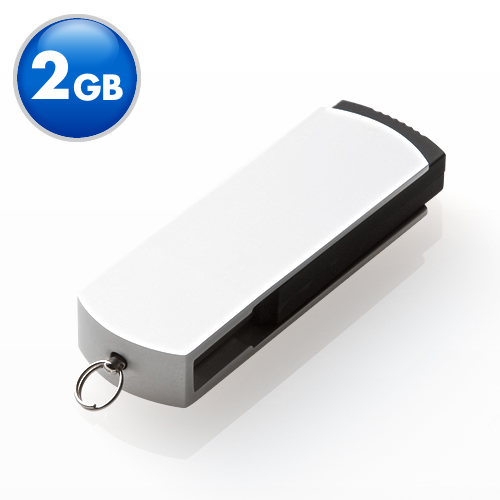 USBフラッシュメモリ（シルバースイングタイプ・2GB）