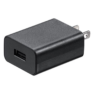 "【3個セット】USB充電器 1ポート 2A コンパクト PSE取得 iPhone Xperia充電対応 ブラック コンパクト 小型 絶縁キャップ 2A"