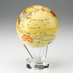 【クリックで詳細表示】【わけあり在庫処分】 ECO地球儀 MOVA globe(クラシック) 800-EARTH001