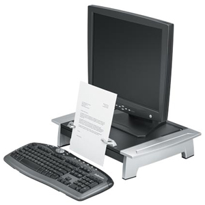 【クリックで詳細表示】液晶モニタ＆ノートパソコン台(データホルダー＆パソコンスタンド機能付) Standard Monitor Riser Plus 8036601
