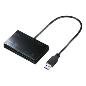 "USB3.0カードリーダー（microSDXC/SDXC/CF対応・UHS-II対応) マルチカードリーダー"