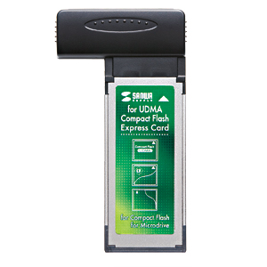【クリックで詳細表示】【わけあり在庫処分】 UDMA対応CF用エクスプレスカードアダプター ADR-EXCF