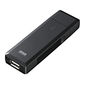 【クリックで詳細表示】【わけあり在庫処分】 USB出力付ポータブルバッテリー充電器(単四充電池専用・ブラック) BTN-RDC1BK