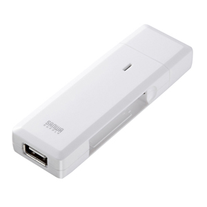 【クリックで詳細表示】【わけあり在庫処分】 USB出力付ポータブルバッテリー充電器(単四充電池専用・ホワイト) BTN-RDC1W