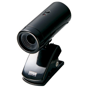 【クリックでお店のこの商品のページへ】WEBカメラセット(CMOS 30万画素・ブラック) CMS-V22SETBK