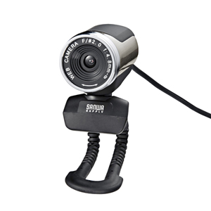 【クリックでお店のこの商品のページへ】WEBカメラセット(200万画素・シルバー) CMS-V30SETSV