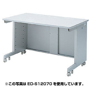 【クリックで詳細表示】eデスク・Sタイプ(W1250×D600)(受注生産) ED-S12560