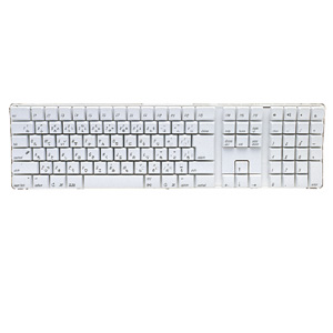 【クリックで詳細表示】キーボード防塵カバー(Apple keyboard(JIS)用) FA-EMACN