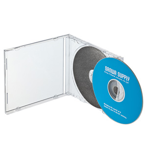 【クリックでお店のこの商品のページへ】DVD・CDプラケース(保護マット付・3枚セット) FCD-1M