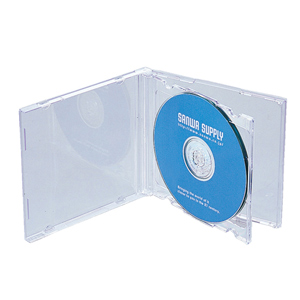 【クリックで詳細表示】DVD・CDプラケース(2枚収納・クリア・2枚セット) FCD-2L