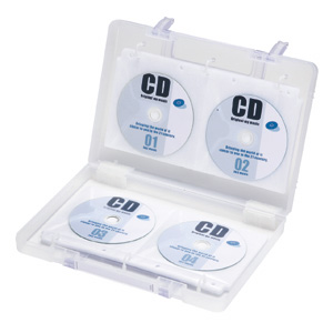 【クリックでお店のこの商品のページへ】DVD・CDファイル型ボックスケース(クリア) FCD-FB64C