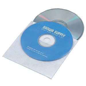 【クリックでお店のこの商品のページへ】DVD・CD用不織布ケース(2枚収納・50枚セット) FCD-FW50
