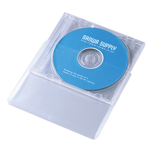 Dvd Cdプラケース保護袋 10mmサイズ用 Fcd Pt30nの販売商品 通販ならサンワダイレクト
