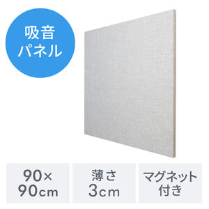 吸音パネル 壁  貼り付け 90cm 厚さ3cm 東京ブラインド フェルトーン ライトグレー