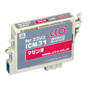 【クリックでお店のこの商品のページへ】リサイクルインク ICM31互換 マゼンタ JIT-E31M