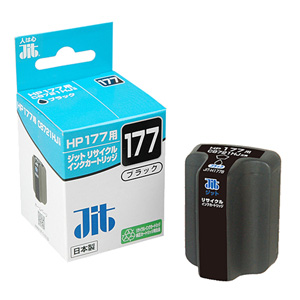 【クリックで詳細表示】リサイクルインク HP C8721HJ HP177互換 ブラック JIT-H177B