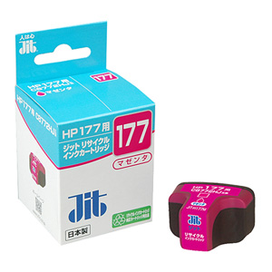 【クリックで詳細表示】リサイクルインク HP C8772HJ HP177互換 マゼンタ JIT-H177M