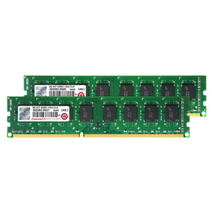 【クリックで詳細表示】Transcend 8GB(4GB×2枚) Memory for Desktop/DDR3-1333(PC3-10600) デュアルチャンネル用キット JM1333KLN-8GK JM1333KLN-8GK