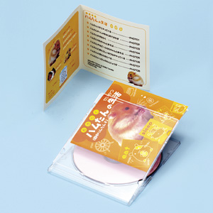 【クリックでお店のこの商品のページへ】CD/DVDインデックスカード(見開き・フォト光沢・インクジェット用) JP-INDGK2