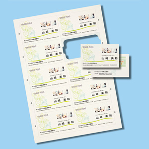 【クリックで詳細表示】インクジェットまわりがきれいな名刺カード(標準厚・アイボリー・1000カード) JP-MCC02BG-1