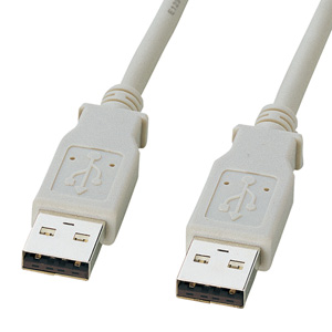 【クリックでお店のこの商品のページへ】USBケーブル(A-Aコネクタ・3m) KB-USB-A3K