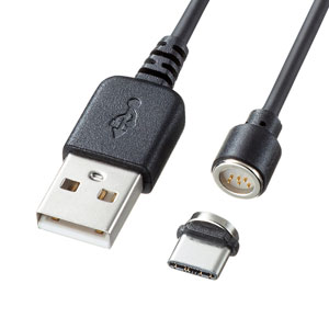 Magnet脱着式USB Type-Cケーブル(データ＆充電）
