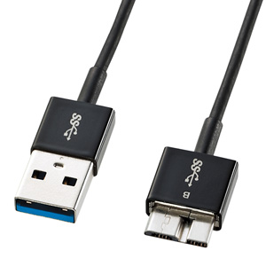 超極細タイプ　USB3.0対応マイクロケーブル