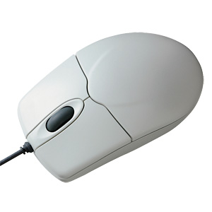 【クリックで詳細表示】レーザーマウス(ライトグレー) LASER-USB