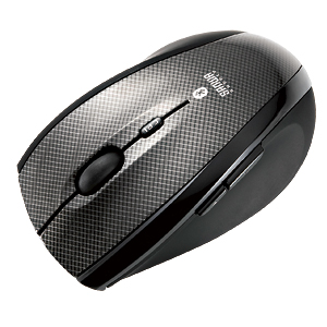 【クリックでお店のこの商品のページへ】Bluetooth光学式マウス(カーボン調) MA-BTH15CAB