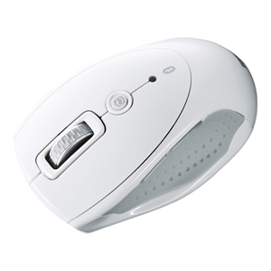 【クリックでお店のこの商品のページへ】Bluetooth3.0レーザーマウス(レーザー式・5ボタン・ホワイト) MA-BTLS19W