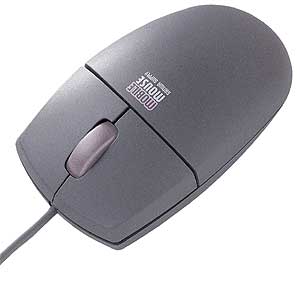 【クリックでお店のこの商品のページへ】モバイルマウス(ボール式・USB用・ダークグレー) MA-MBUDY