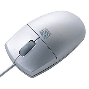 【クリックでお店のこの商品のページへ】モバイルマウス(ボール式・USB用・シルバー) MA-MBUS