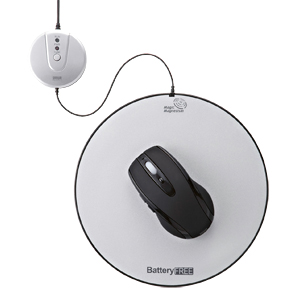 【クリックで詳細表示】バッテリーフリーワイヤレスマウス(5ボタン) MA-WHNB3BK