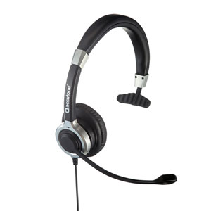 MM-HSU14ANC ノイズキャンセリングマイク付きUSBヘッドセット 片耳タイプ PS5対応 有線  手元スイッチ 単一指向性 フレキシブルアーム Skype zoom web会議 両耳対応 テレワーク USB接続