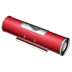 【クリックでお店のこの商品のページへ】iPod用スピーカー Paleta de Colores(レッド・Rojo) MM-SPIP2R