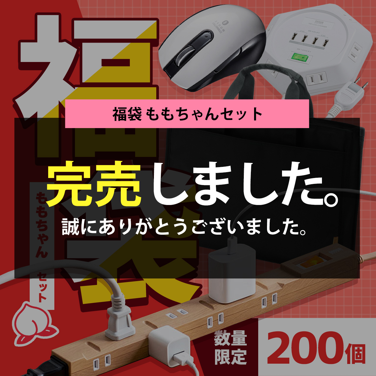 【3月8日はサンワの日】電源タップなどサンワの日2024福袋が4,620円