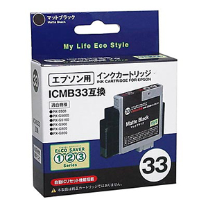 【クリックでお店のこの商品のページへ】エプソン ICMB33 互換 汎用インクカートリッジ OME-33MBA