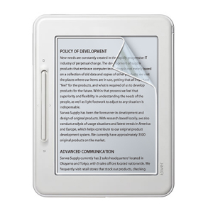 【クリックでお店のこの商品のページへ】指紋防止光沢液晶保護フィルム(アイリバー 6型電子書籍リーダー Cover Story Basic用) PDA-FCS1KFP
