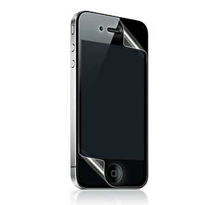 【クリックでお店のこの商品のページへ】指紋防止光沢液晶保護フィルム(Apple iPhone 4専用) PDA-FIPK32FP
