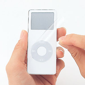 【クリックで詳細表示】保護フィルム(第1世代iPod nano専用) PDA-FIPK6