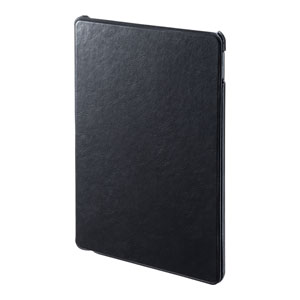 iPad 10.2インチ 手帳型ケース 360度回転スタンドつき PUレザー ブラック 10.2インチ iPad ケース