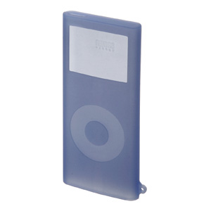 【クリックでお店のこの商品のページへ】【在庫処分】 iPod nanoシリコンケース(ブルー) PDA-IPOD24BL