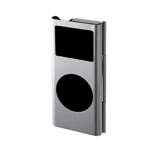 【クリックでお店のこの商品のページへ】【在庫処分】 iPod nanoアルミケース(シルバー) PDA-IPOD27SV