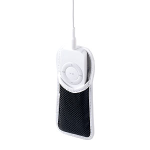 【クリックでお店のこの商品のページへ】【在庫処分】 iPodシャッフルケース(ブラック) PDA-IPOD7BK
