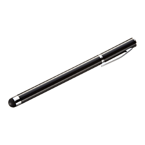 【クリックでお店のこの商品のページへ】iPad・iPhone 5s・5c用タッチペン(スマートフォン、タブレット対応・ボールペン付き・ブラック) PDA-PEN22BK